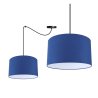 Lampa wisząca 1 płomienna z niebieskim abażurem Lampa wisząca 1 płomienna z niebieskim abażurem