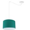 Klasyczna lampa wisząca z abażurem w jaskrawych kolorach Klasyczna lampa wisząca z abażurem w jaskrawych kolorach