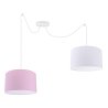 Stonowana lampa z dwoma abażurami klasyczna LED Ledowa Stonowana lampa z dwoma abażurami klasyczna LED Ledowa