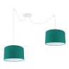 Lampa podwójny abażur wisząca różne kolory led ledowa Lampa podwójny abażur wisząca różne kolory led ledowa
