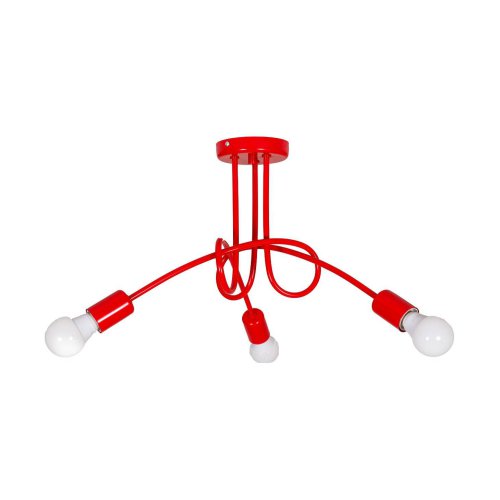 Kolorowa Lampa Wisząca Edison Loft