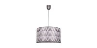 Lampa abażur wzór paski