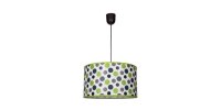 Lampa abażur wzór grochy