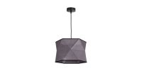 Lampa abażur materiałowa