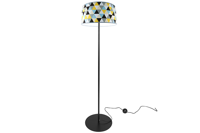Eklektyczne lampy stojące - przykład aranżacji 8312