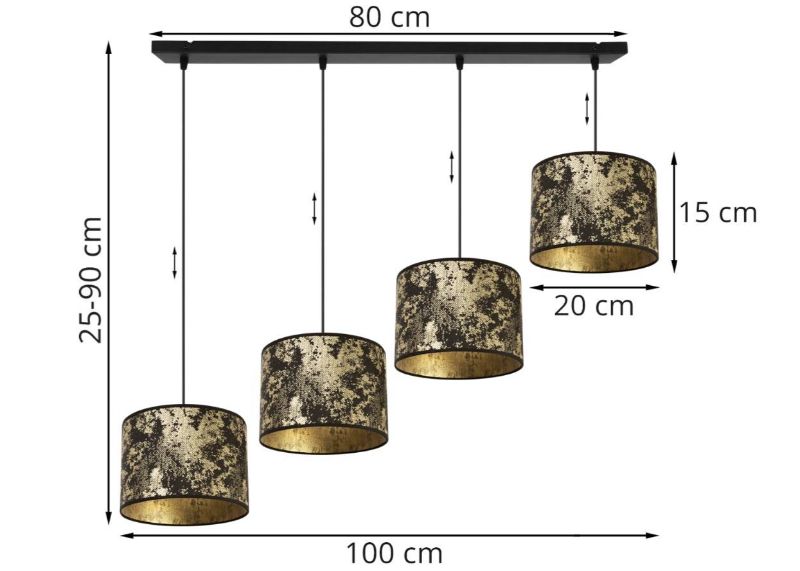 lampa wisząca-zyrandol-sufitowa-abazur-wzorlampa-wiszaca żyrandol sufitowa abażur wzór-złotozloto