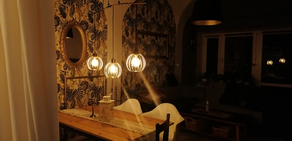 Nowoczesna lampa wisząca wiele kolorów regulowana