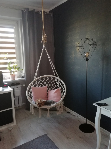 Lampa podłogowa industrialna z metalu loft