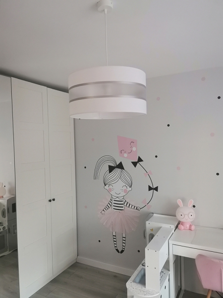 Lampa z abażurem wisząca nowoczesna wiele kolorów