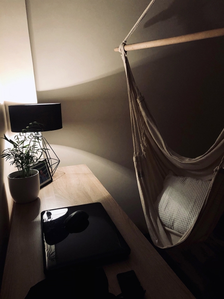 Lampka nocna w stylu loftowym kształt diament