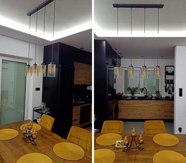 Zjawiskowa regulowana lampa w stylu industrialnym ze szklanym kloszem