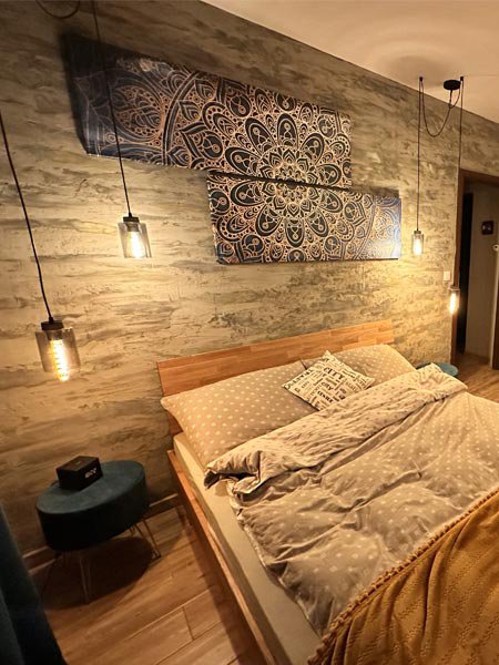 Nowoczesna Loftowa Lampa Wisząca ze Szklanymi Kloszami